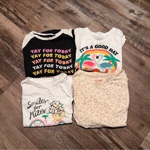 Colorful Graphic Girls T-Shirts Bundle